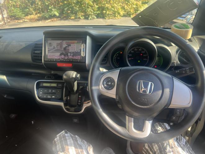N-BOX4WD 検10/10 パッケージ ナビテレビ 両側スライドドア プッシュスタート&スマートキー ブラック内装 4WD 660 5Dr