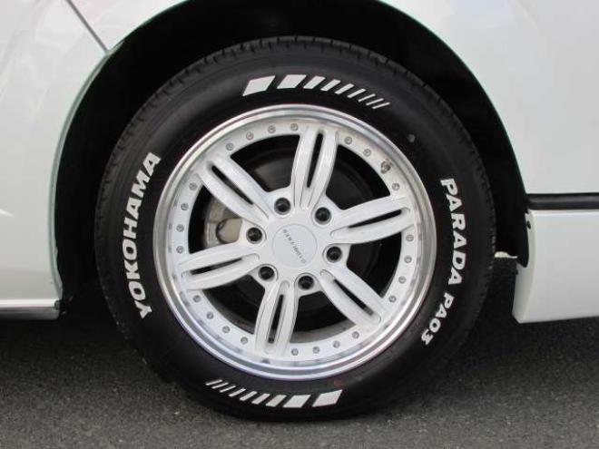 レジアスエース2.8 スーパーGL ダークプライムII ロングボディ ディーゼルターボ 4WD　415COBRA　クリーンルック3フロントスポイラー　バッドラッカーIII17インチAW　ヨコハマPARADA215/60R17　両側パワースライドドア　ETC バックカメラ　フリップダウンモニター　寒冷地仕様　リアヒーター&クーラー 2800