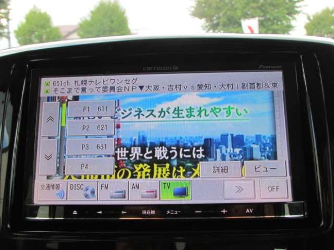 スペーシアカスタム TS 4WD　両側パワースライドドア/アイドリングストップ/オートライト社外ナビ/ワンセグTV・シートヒーター/HIDヘッドライト/スマートキー/PUSHスタート/社外15インチアルミホイール 660