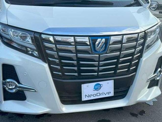 アルファードハイブリッドハイブリッド2.5SR 4WD  ローンが不安な方＜優遇ローン＞寒冷地仕様　純正ワイドナビ