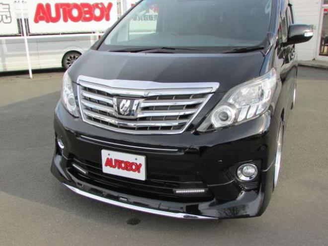 アルファード2.4 240S 4WD　20インチ社外アルミホイール/車高調/片側パワースライドドア/車外ナビ/フルセグTV/バックカメラ/ETC/スマートキー/PUSHスタート/クルーズコントロール/パーキングソナー/リヤヒーター・クーラー 2400