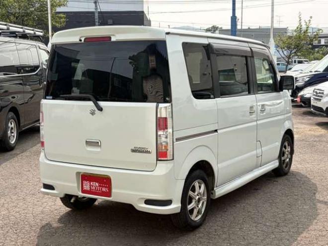 エブリイワゴン PZターボ 4WD　ターボ4WD社外ナビ　バックカメラ　シートヒーターミラーヒーター左リアパワスラ 660