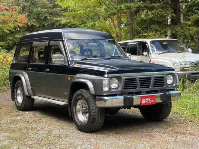 サファリ4.2 エクストラハイルーフグランロード ディーゼル 4WD　ハイルーフ　マッドフラップ　社外アルミ 4200