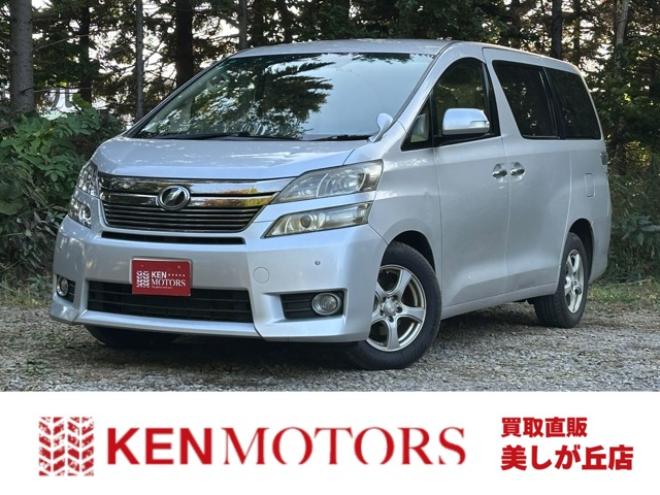 ヴェルファイア2.4 X 4WD　ワンオーナー　パワーウィンドウ　パワステ　社外ナビ　純正アルミ　ABS　キーレス　バックカメラ　左側電動スライドドア　ETC　ワイパーデアイサー 2400