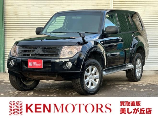 パジェロ3.2 ロング GR ディーゼルターボ 4WD　リフトアップ(ジャオス)　パワステ　パワーウィンドウ　社外ナビ　バックカメラ　純正アルミホイール　ETC　シートヒーター　3列シート　横滑り防止装置　盗難防止装置　ABS　キーレスエントリー 3200