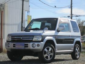 パジェロミニ　アクティブフィールド エディション 4WD　ターボ　純正アルミ　背面ハードカバー　フォグ　Pガラス ナビ シートヒーター キーレス 三菱ディーラーでTベルト ウオーターポンプ テンショナー交換済 冬タイヤ+アルミ積込み 660