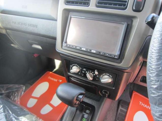パジェロミニアクティブフィールド エディション 4WD　ターボ　純正アルミ　背面ハードカバー　フォグ　Pガラス ナビ シートヒーター キーレス 三菱ディーラーでTベルト ウオーターポンプ テンショナー交換済 冬タイヤ+アルミ積込み 660