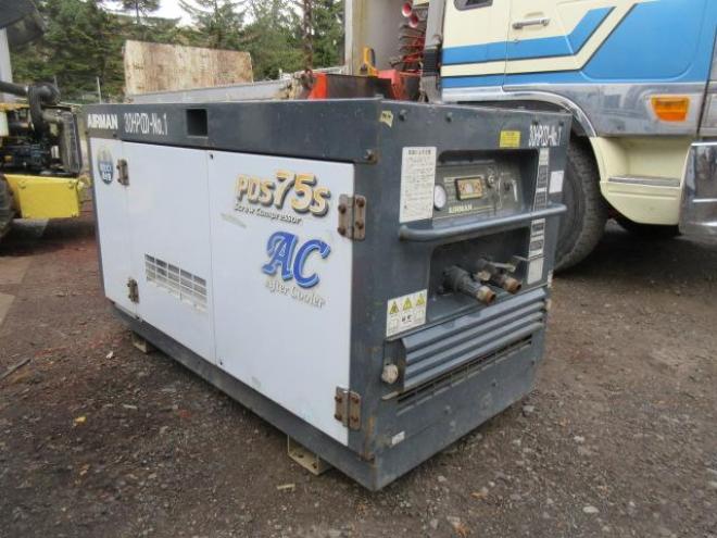 コンプレッサーAIRMANコンプレッサーPDS75S-5C1