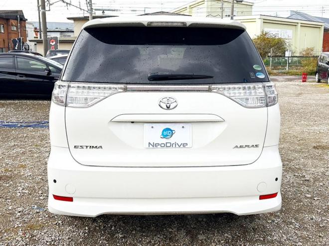 エスティマ2.4アエラス レザーパッケージ 4WD　ローンが不安な方＜優遇ローン＞本州仕入　両側パワスラ　後席モニター