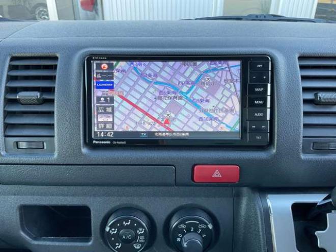 レジアスエース3.0 DX ロングボディ GLパッケージ ディーゼルターボ 4WD　ディーゼルターボ4WD　社外ナビフルセグTV　バックカメラ　ETC　リアヒーター&クーラー　後席小窓 3000
