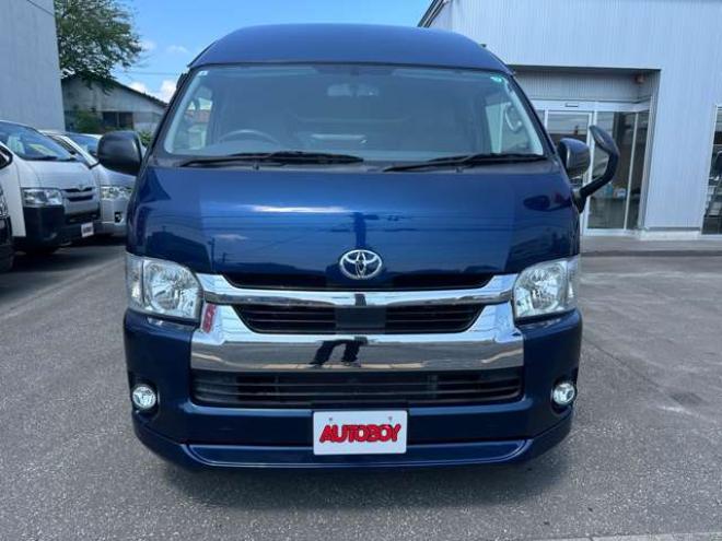 ハイエースバン2.8 DX ワイド スーパーロング ハイルーフ GLパッケージ ディーゼルターボ 4WD　2800ディーゼルターボ キーレス AC100V ベンチシート ETC 電動格納ミラー リアヒータークーラー BIGX11インチ バックカメラ　Bluetooth フルセグTV 純正エンスタ BADRUCKE18in　TOYO　H30ホワイトレター Fスポイラー 2800