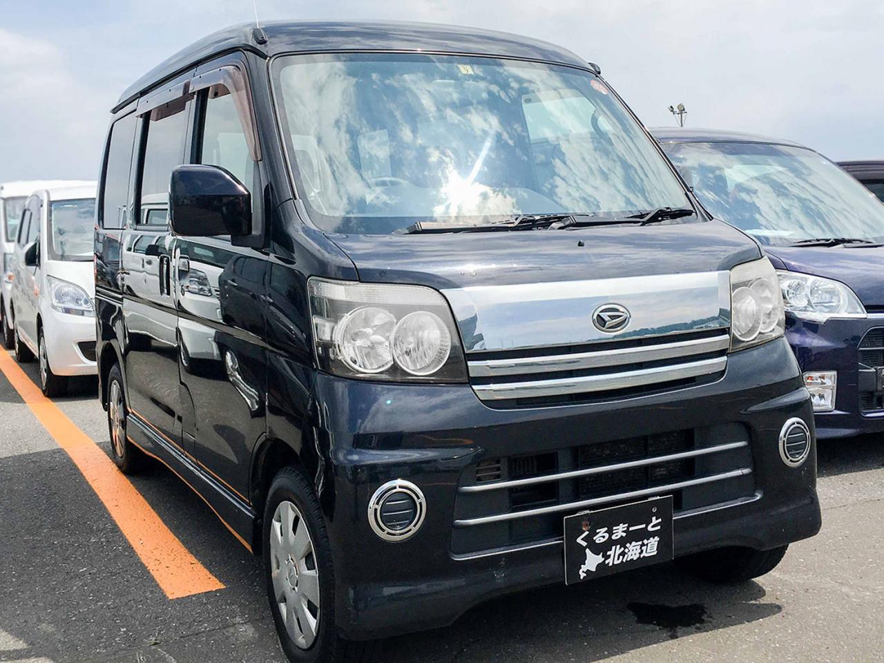 アトレーカスタムターボＲ ４ＷＤ　禁煙車　寒冷地仕様　１年保証 ワンオーナー 夏冬タイヤ