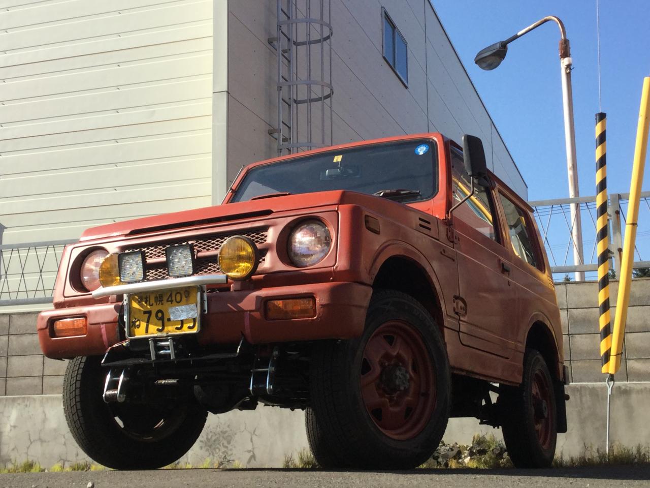 ジムニー内蔵ウインチ！全塗装済み！リフトアップ！ 4WD 660 3Dr