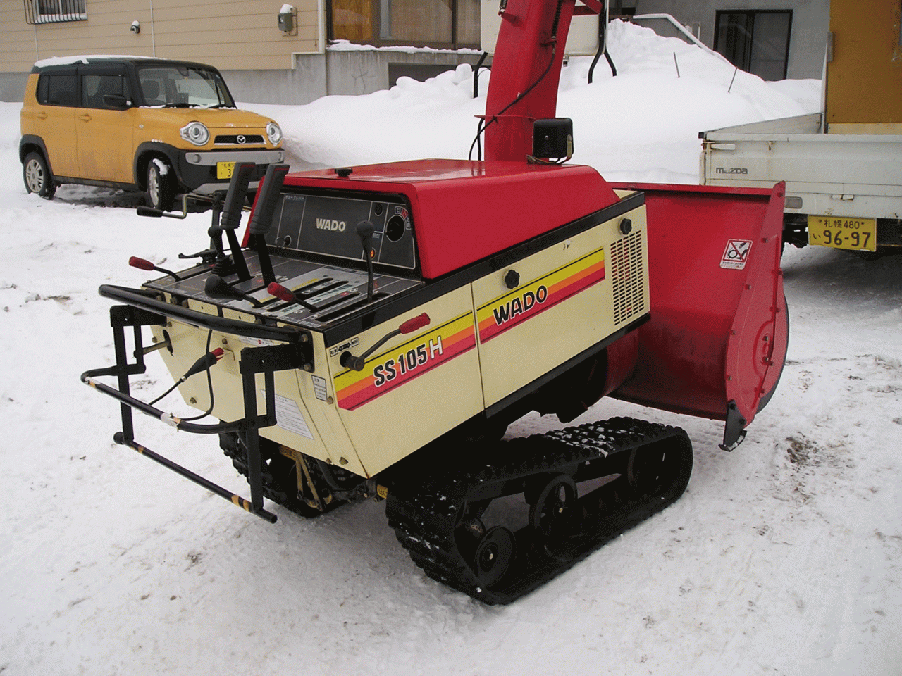 中古】和同 WADO 除雪機 SSA107DH ディーゼル10馬力 メンテナンス済で、すぐに使えます - その他