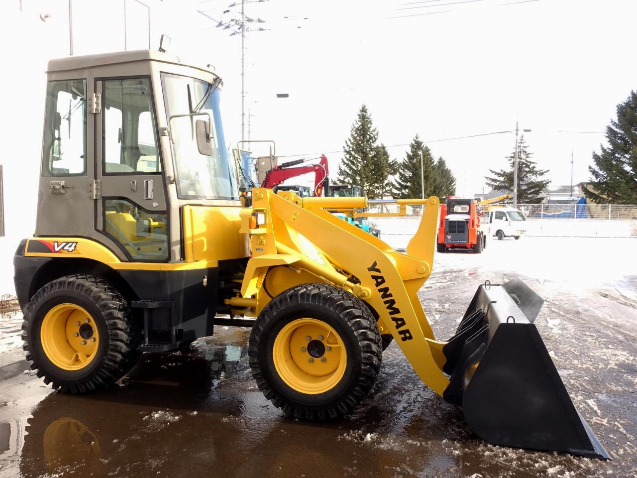 ホイールローダ ヤンマー V4-5A バケット容量0.5m3｜除雪だよ！全員集合☆除雪機マーケット