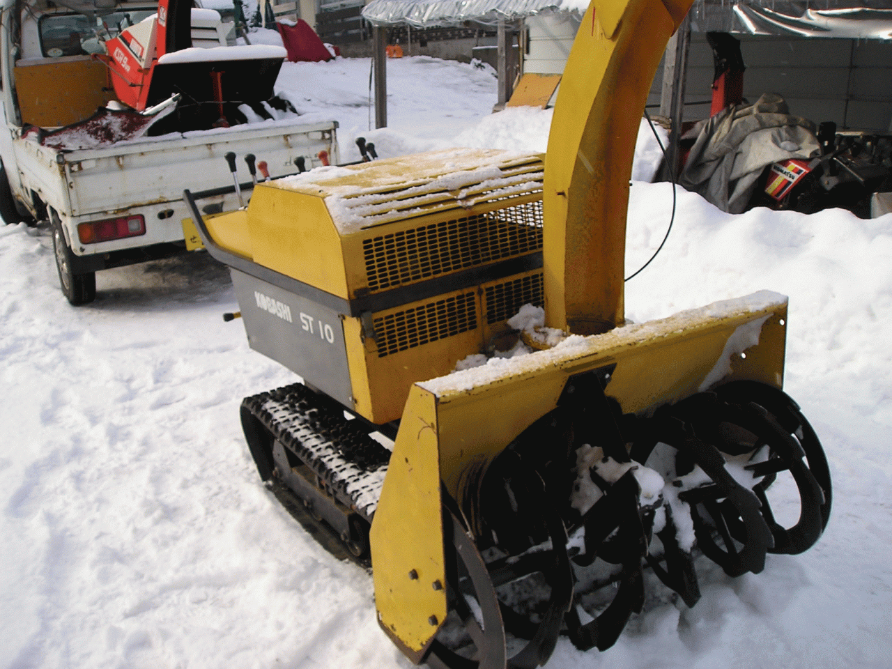 コバシ 除雪機 １０馬力 引取り限定 - その他