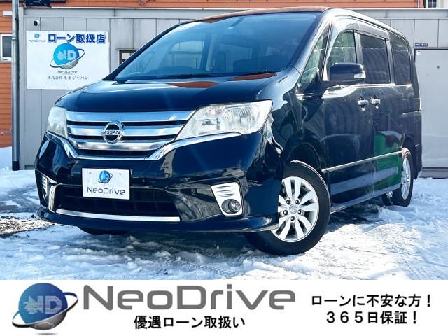 セレナ2.0ハイウェイスターVセレクション 4WD　ローンが不安な方＜優遇ローン＞　1年保証　本州仕入　寒冷地　純正ナビ 4WD 2000 5Dr