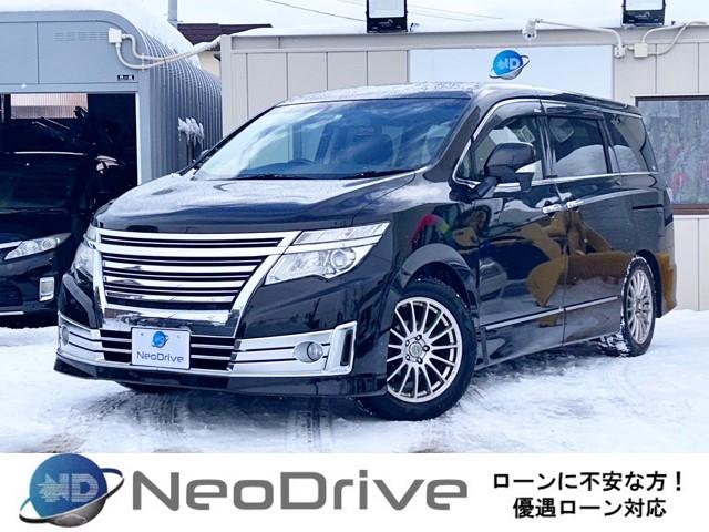 エルグランド2.5ライダー 4WD ローンが不安な方＜優遇ローン＞ 本州仕入　寒冷地 ナビTV　両側Pスラ 4WD 2500 5Dr