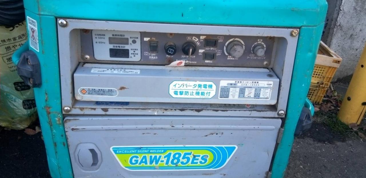 溶接機 デンヨーウェルダー GAW-185ES