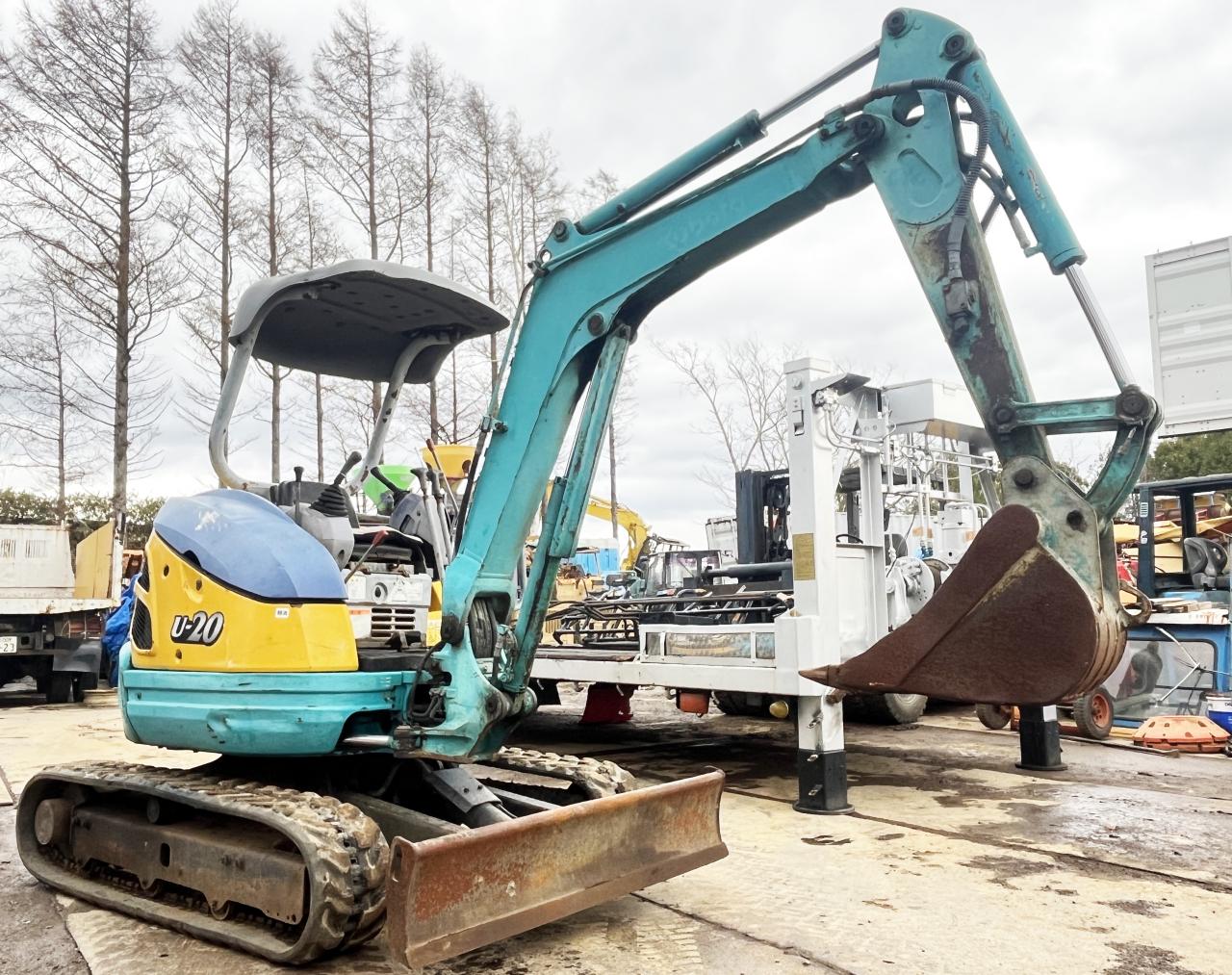 バックホー KUBOTA U20-3 ミ...