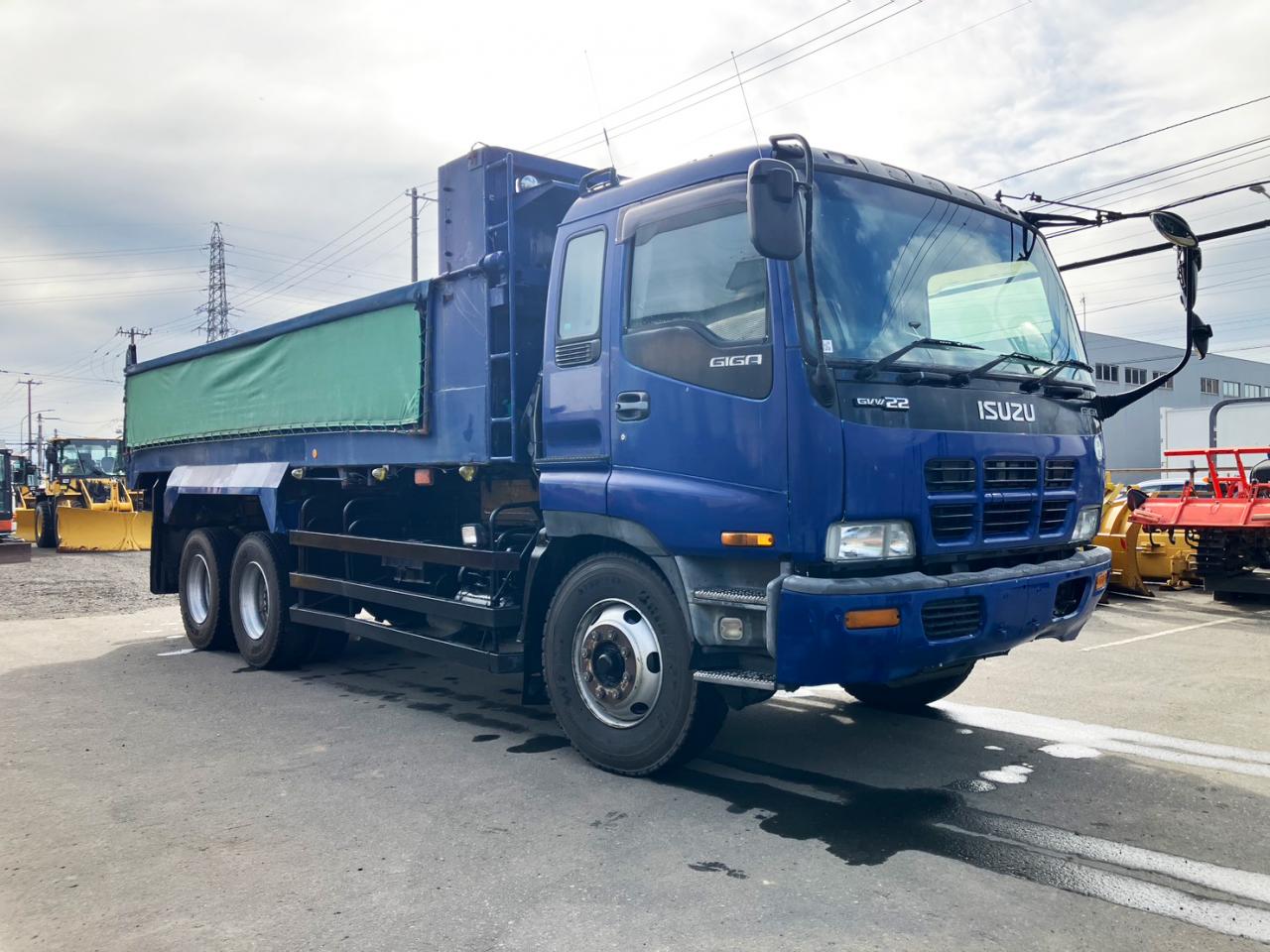 ギガ 中古　ロング深ダンプ　大型トラック