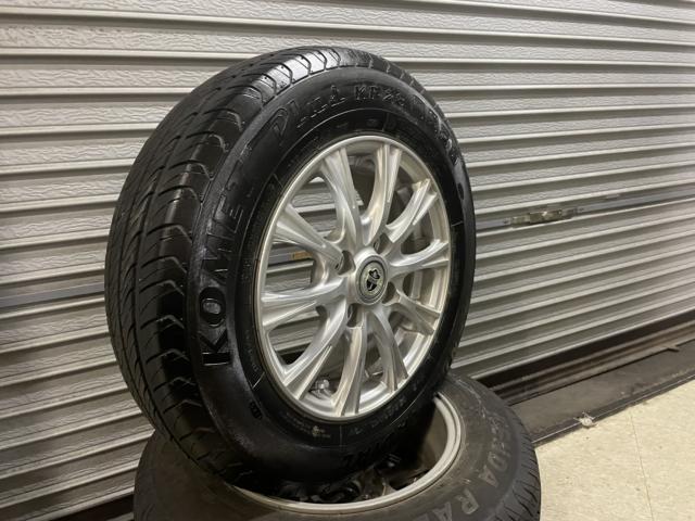 155-80R13　 夏タイヤ社外AW　中古4本セット