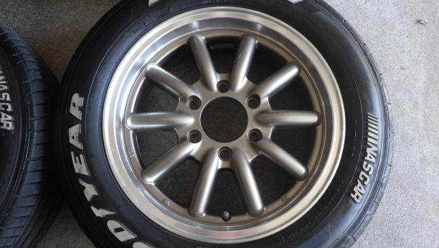 ＥＳＳＥＸ ＥＮＣＢ ハイエース 17×6.5Ｊ 139.7-6Ｈ グッドイヤー ナスカー　ホワイトレター 215/60-17