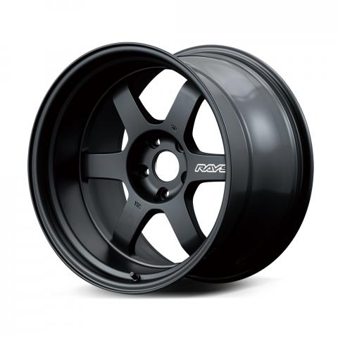 レイズ　TE37V　2324MODEL　18×9.5J（+0）5H-114.3　マットブラック　2本セット　在庫有　即納　新品　展示品