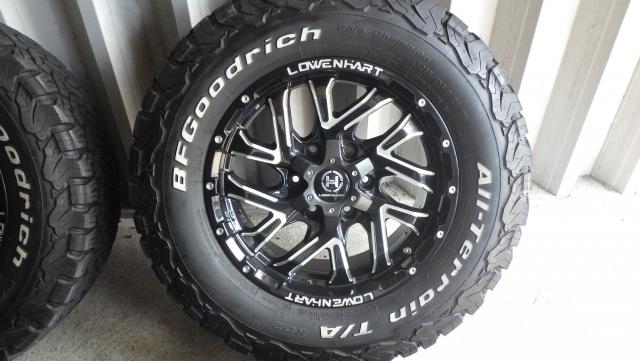 プラド等に レーベンハート GXL206 17X8.0J +20 139.7-6h BFグッドリッチ All-Terrain 265/65R17