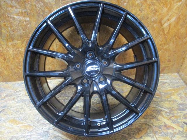 MID　シュナイダー　SQ27（メタリックブラック）　18×8J（+42）5H114.3　美品