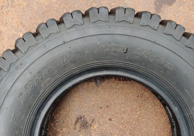 DUNLOP POWER LIFTER / 7.50-16 12PR（ダンロップパワーリフター）中古 フォークリフトタイヤ（2023年製）4本セット