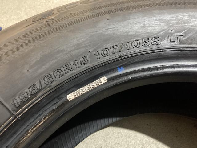 BS Ecopia RD613 195/80R15 107/105S LT 4本