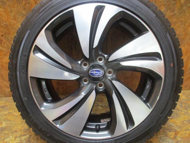 スバル純正　XV　17×7J（+55）5H-100/　205/55R17（ダンロップ　ウィンターマックス　WM-02）