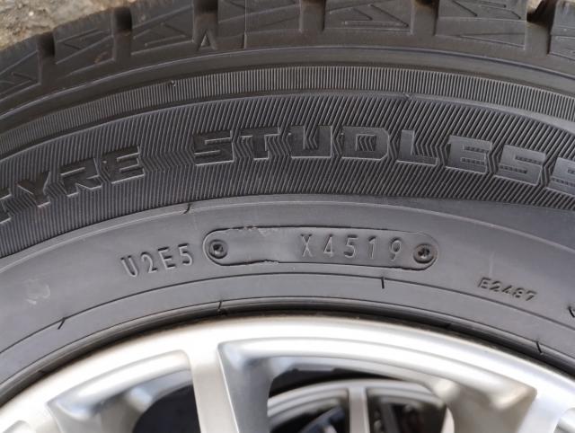 4H/１００  155/80R13 155/65R13  79Ｑ９分山 4本セット本  スタッドレスアルミ4本セット