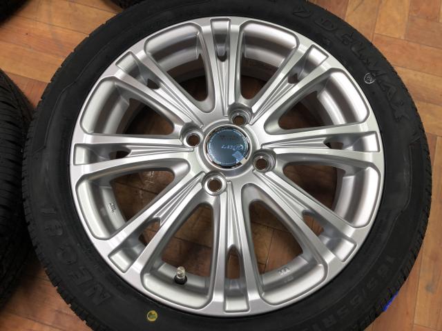 新品夏タイヤホイールセット ホンダ車に 15×4.5J 4H 100PCD＋45 海外製 165/55R15 4本