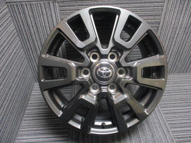 トヨタ純正　ランドクルーザー250　VX　18×7.5J（+60）6H-139.7　新車外し　美品　タイヤセットも可能
