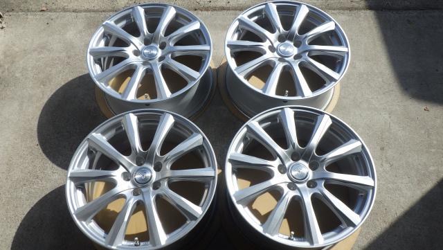 奇麗です！WEDS STAYER 18x8J　ET45 114.3-5H ４本セット