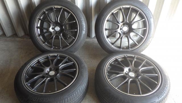 レアマイスターLM-5 20x9.5J 5-114.3 ET45 ALENZA S001 235/55R20　4本セット