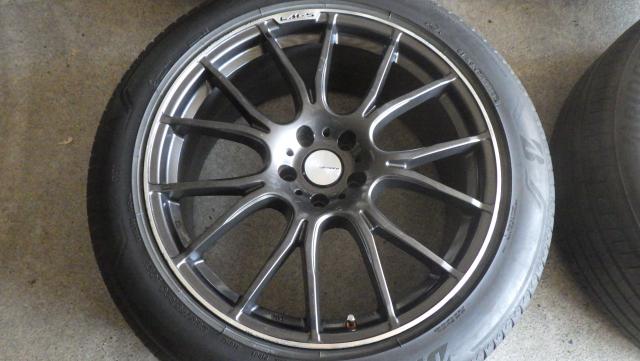 レアマイスターLM-5 20x9.5J 5-114.3 ET45 ALENZA S001 235/55R20　4本セット