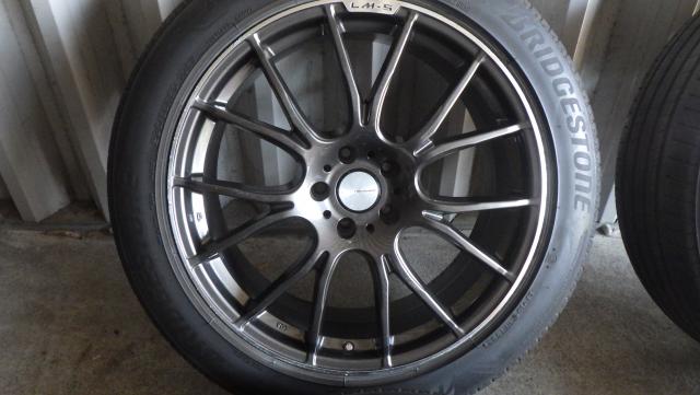 レアマイスターLM-5 20x9.5J 5-114.3 ET45 ALENZA S001 235/55R20　4本セット