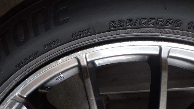 レアマイスターLM-5 20x9.5J 5-114.3 ET45 ALENZA S001 235/55R20　4本セット