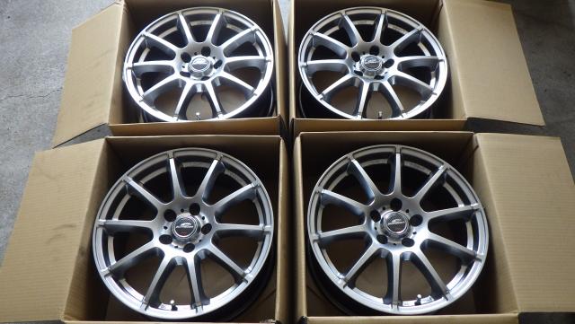 MIDシュナイダースタッグ 17×7J　ET+48 114.3-5h ４本セット　070512