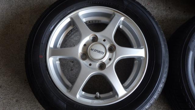 M.SPIRITS 13x4.00B 100/4H ET46 2021年製PRACTIVA 155/65R13 73S 070520