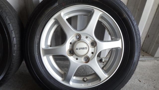 M.SPIRITS 13x4.00B 100/4H ET46 2021年製PRACTIVA 155/65R13 73S 070520