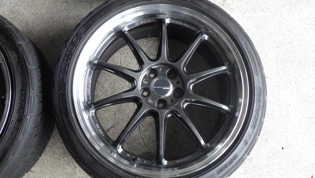 WORK EMOTION ZR10 18x7.5J 100-5H ET47 DIREZZA 225/40R18 88W ４本セット 070524