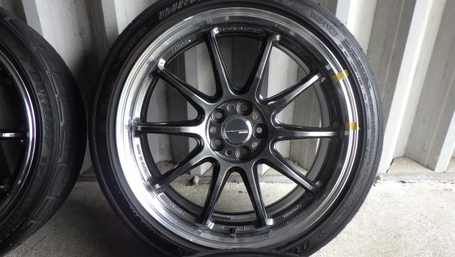 WORK EMOTION ZR10 18x7.5J 100-5H ET47 DIREZZA 225/40R18 88W ４本セット 070524