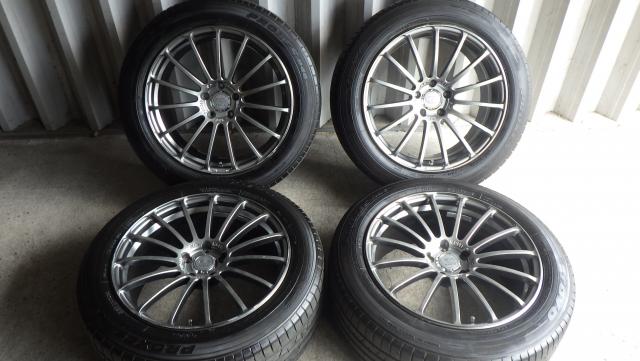 鍛造（FORGED）ヨコハマMODEL F15 19x8.5J +45 114.3-5H PROXES R46 225/55R19 ハリアーCX5 CRV