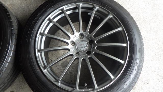 鍛造（FORGED）ヨコハマMODEL F15 19x8.5J +45 114.3-5H PROXES R46 225/55R19 ハリアーCX5 CRV
