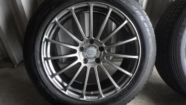 鍛造（FORGED）ヨコハマMODEL F15 19x8.5J +45 114.3-5H PROXES R46 225/55R19 ハリアーCX5 CRV
