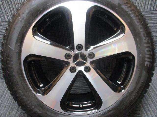 メルセデスベンツ純正　X253　GLC　19×8J（+38）5H-112/　235/55R19（ブリヂストン　DM-V3）ホイール美品　タイヤバリ山　2023年製造